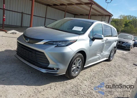 2021 Toyota Sienna Xle из США, поврежденный, VIN 5TDYRKEC2MS070447
